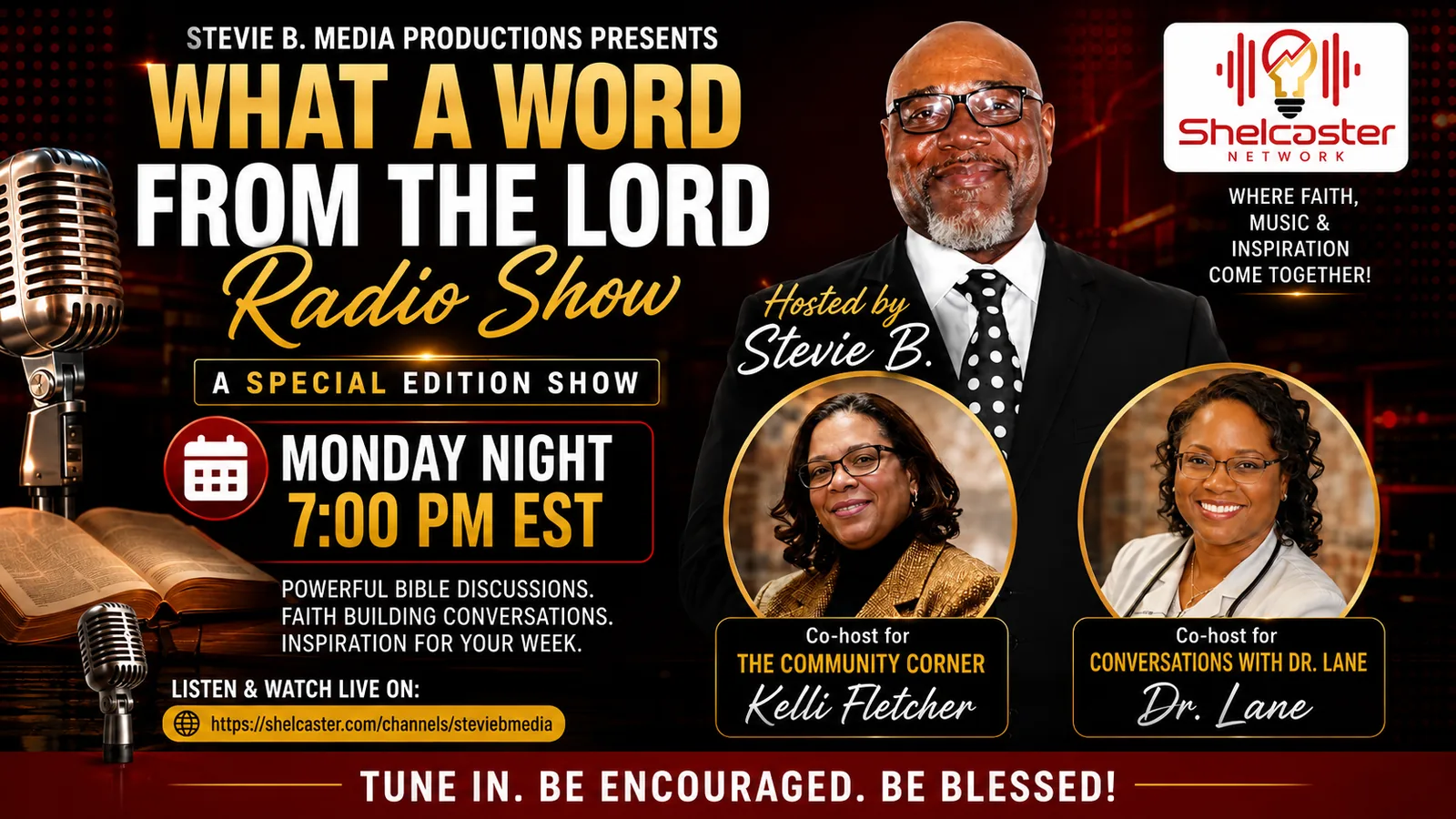 What a Word From the Lord Radio Show — MONDAY (SPECIAL EDITION)
6–7 PM EST / 5–6 PM CST